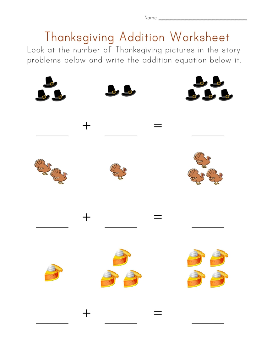 Kindergarten Math Worksheet for Kids